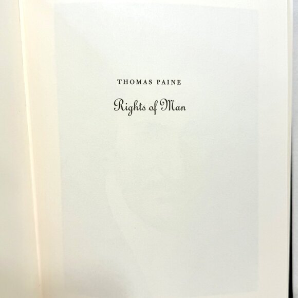 Easton Press Thomas Paine "Rights Of Man" Leather-Bound Collector's Ed. (1979) - Picture 3 of 15